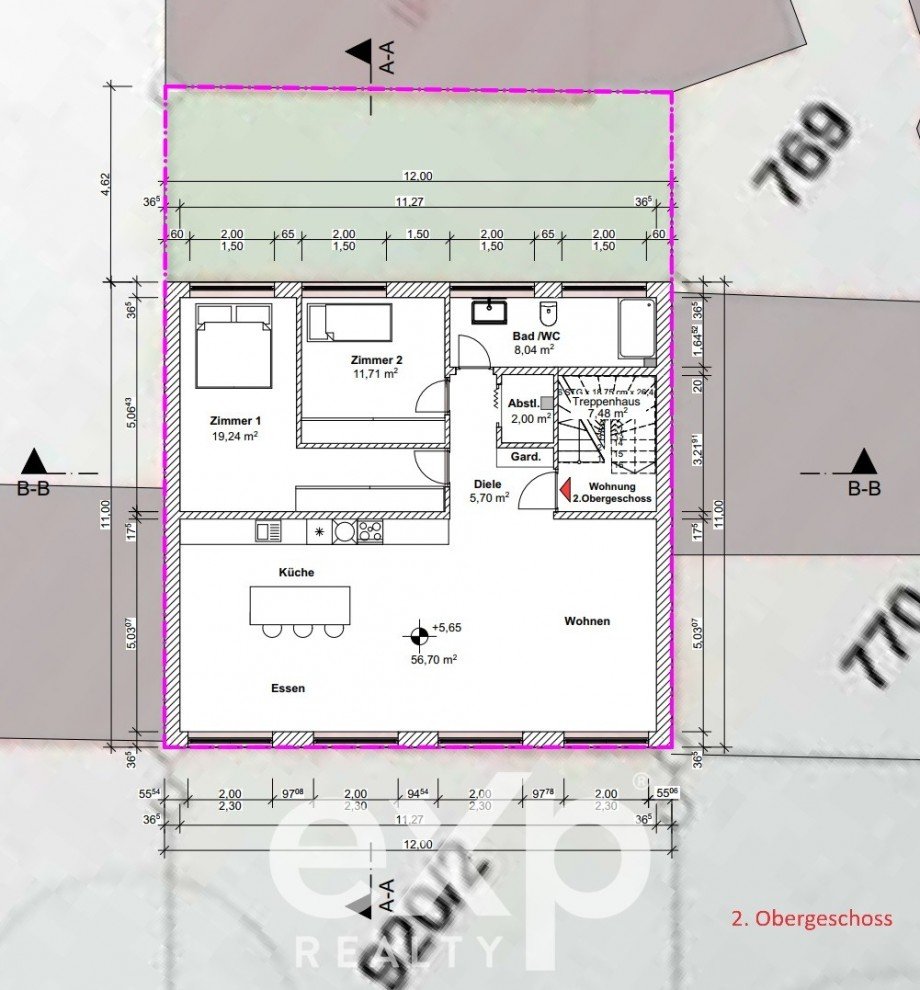 Pankratiusstra�e_2OG Mehrfamilienhaus Mainz