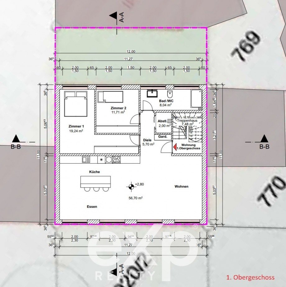 Pankratiusstra�e_1OG Mehrfamilienhaus Mainz