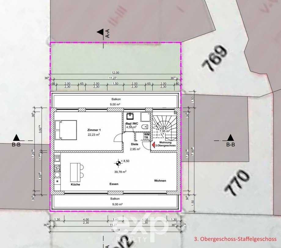Pankratiusstra�e_3OG Mehrfamilienhaus Mainz